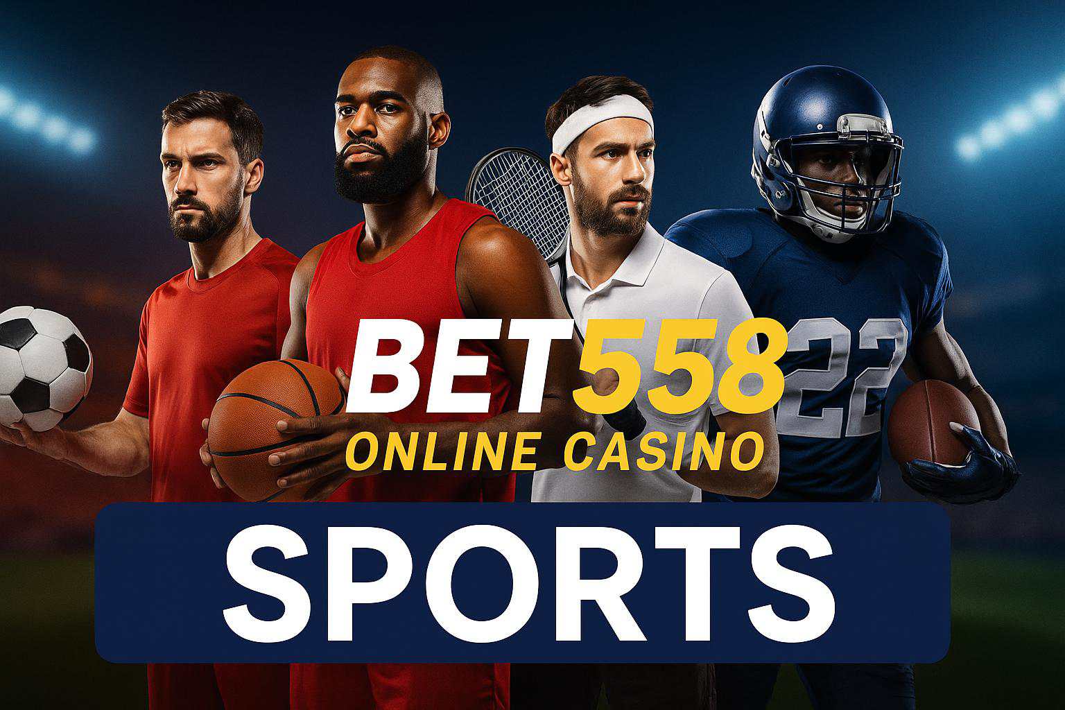 Apostas esportivas no cassino online BET558